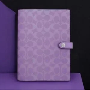 Coach | Office | Coach Signature Canvas Notebook | Poshmark